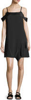 Thumbnail for your product : Jason Wu Grey Satin-Backed Crepe Cold-Shoulder Dress
