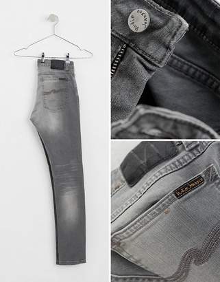 Nudie Jeans Skinny Lin skinny fit jeans in easy gray