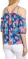 Thumbnail for your product : Gibson Cold Shoulder Multi Strap Top