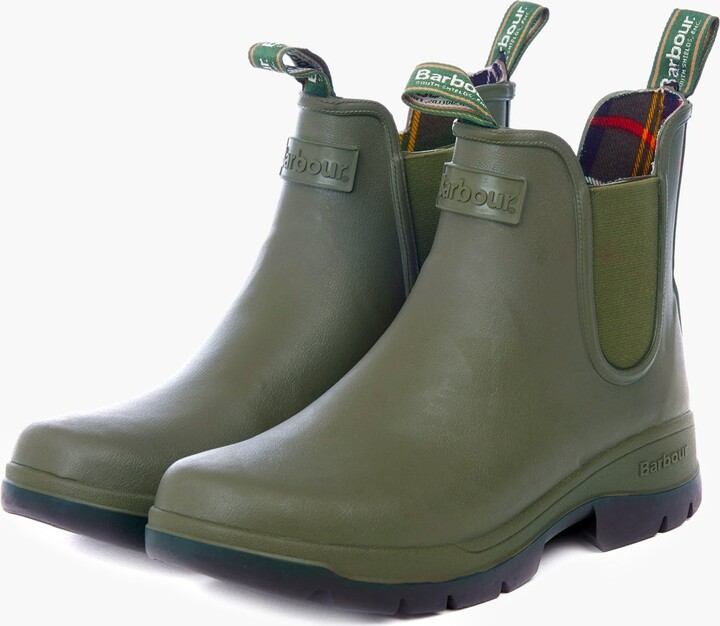 Barbour Olive Fury Chelsea Boots ShopStyle