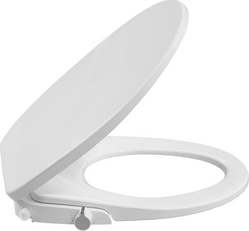 CuisinSmartBidetToiletSeat,RoundToiletBidet,SelfCleaningDualNozzles,Soft-CloseLid,HygieneToiletSeatCover