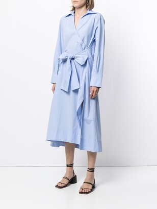 Eudon Choi Tie-Waist Shirt Dress