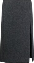Thumbnail for your product : we11done Wool-Blend Pencil Skirt