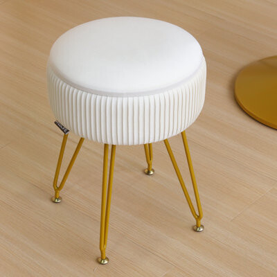 1pc, Nordic Dressing Stool, Makeup Chair, Miscellaneous Storage Stool, Home Storage Stool, Sofa Stool, Shoe Changing Stool Christmas Ottoman