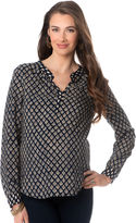 Thumbnail for your product : A Pea in the Pod Velvet by GRAHAM & SPENCER Long Sleeve Maternity Blouse