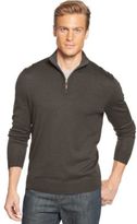 Thumbnail for your product : Club Room Big and Tall Merino-Blend Quarter-Zip Sweater