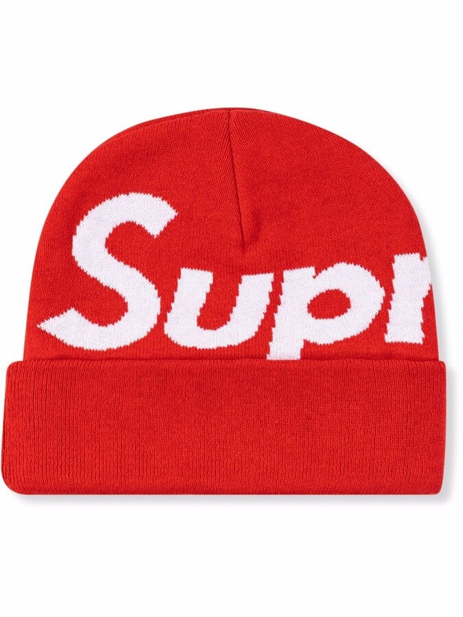 supreme red man hat