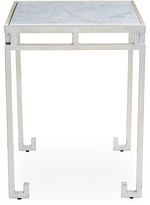 Thumbnail for your product : One Kings Lane Collection Rossmoor Marble Side Table, Silver