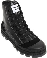 Thumbnail for your product : Jimmy Choo 20mm Nord Leather & Suede Sneakers