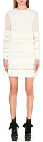 Thumbnail for your product : Alexander McQueen Ruffled-detail knitted dress