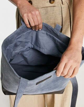 Bolongaro Trevor vivienne large tote bag in grey blue