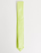 Thumbnail for your product : Twisted Tailor tie in neon yellow