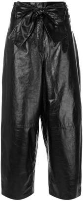 Valentino belted bow trousers