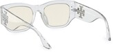 Thumbnail for your product : Tory Burch 50MM Square Blue Block Glasses