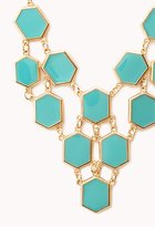 Thumbnail for your product : Forever 21 Lacquered Beehive Bib Necklace