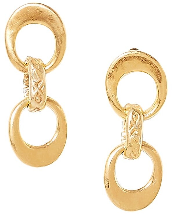 Gold Loop Earrings | Shop the world's largest collection of 
