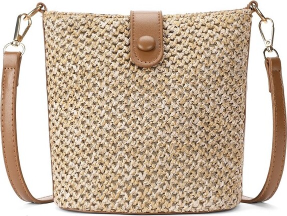GenericSmallStrawCrossbodyBagforWomenWovenSummerShoulderPhonePurseBeachHandbag