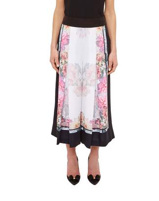 Ted Baker Kilian Painted Posie Pleated Culottes
