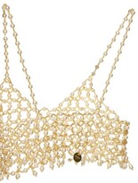 Thumbnail for your product : VANINA Beaded bustier top