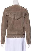 Thumbnail for your product : The Kooples Fringed Suede Jacket