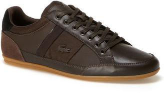 Lacoste Men's Chaymon Low-rise Leather And Suedette Sneakers