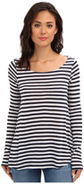 Thumbnail for your product : Splendid Glen valley Stripe Long Sleeve Swing T-Shirt