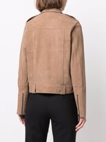 Thumbnail for your product : Giorgio Brato Zip-Up Suede Jacket