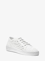 Thumbnail for your product : Michael Kors Violet Woven-Leather Sneaker