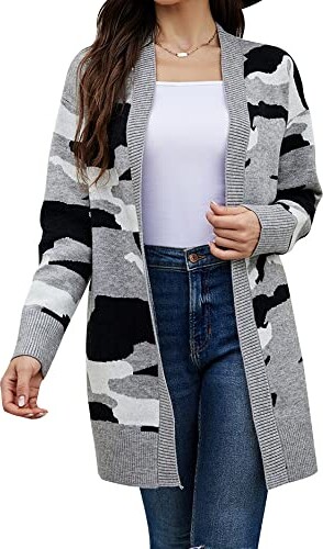 Grey Sweater Coat | Shop the world's largest collection of fashion 