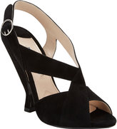 Thumbnail for your product : Prada Asymmetrical Slingback Sandals