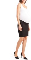 Thumbnail for your product : Ingrid & Isabel Maternity Ponte Pencil Skirt with Side Inset