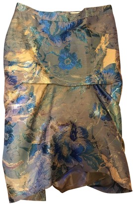Vivienne Westwood Blue Cotton Skirt for Women