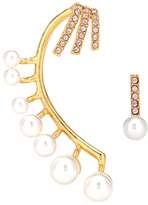 Thumbnail for your product : Oscar de la Renta Cuff and stud earring set