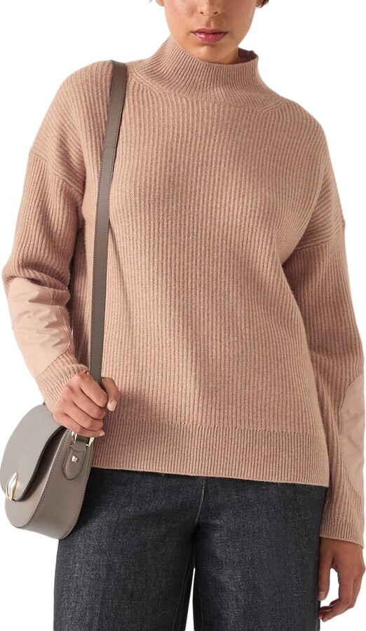 LK Bennett Everly Wool & Cashmere-Blend Knitted Top