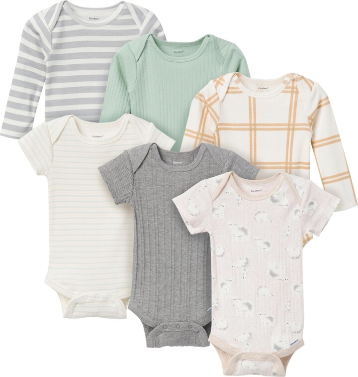 Gerber Baby Neutral 6-Pack Onesies Bodysuits