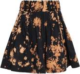 Thumbnail for your product : Marques Almeida Gathered Printed Tencel Mini Skirt