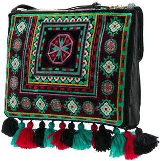 Etro tassel embroidered shoulder bag