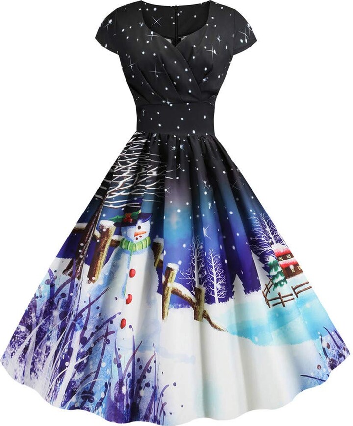 retro christmas dress uk