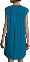 Thumbnail for your product : Eileen Fisher Cap-Sleeve Shift Dress, Petite