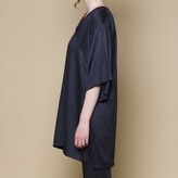 Thumbnail for your product : Kokoro Organics Vegan Silk Bamboo Short Kaftan Tunic Dress Black