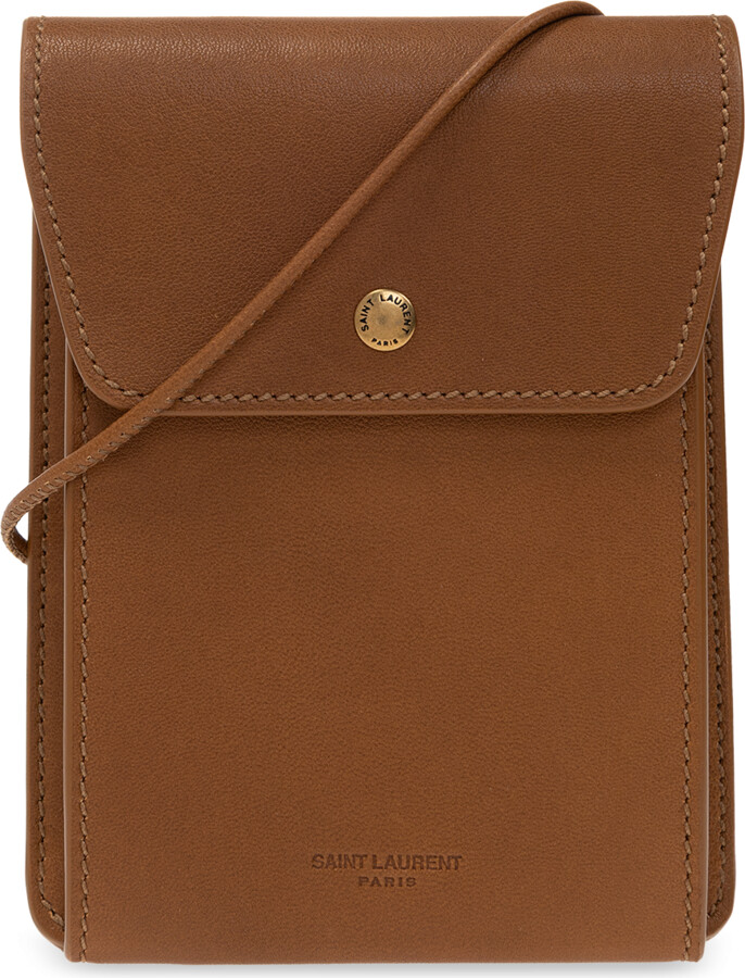 Saint Laurent ‘Le Monogramme’ Shoulder Bag Men's Brown