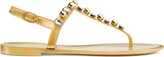 Thumbnail for your product : Stuart Weitzman Goldie Crystal Jelly Sandal