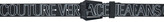 Thumbnail for your product : Versace Jeans Couture Black Allover Logo Belt