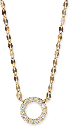 Lana Diamond Circle Pendant Necklace