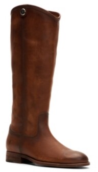 women's boots cognac leather