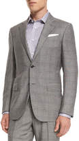 Thumbnail for your product : Ermenegildo Zegna Plaid Wool Two-Piece Suit, Black/White