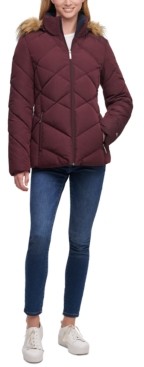 tommy hilfiger noemi velvet puffer