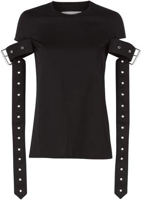 Marques Almeida Belt Sleeve Black T-Shirt