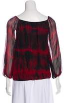 Thumbnail for your product : Alice + Olivia Silk Off-The-Shoulder Top