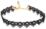 Thumbnail for your product : Vanessa Mooney Black Cord Lace Choker